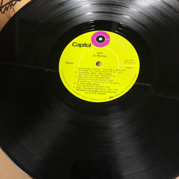 Al Martino Capitol Records LP Album - Jean - Picture 7 of 10